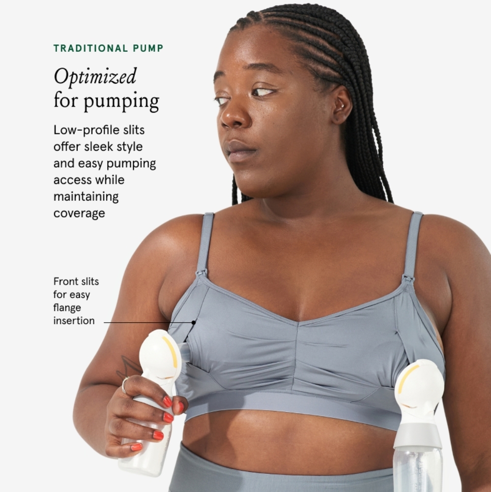 The Do Anything Bra by Bodily - size small, color "slate"